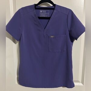 Figs Caterina top and Kade cargo set in amethyst